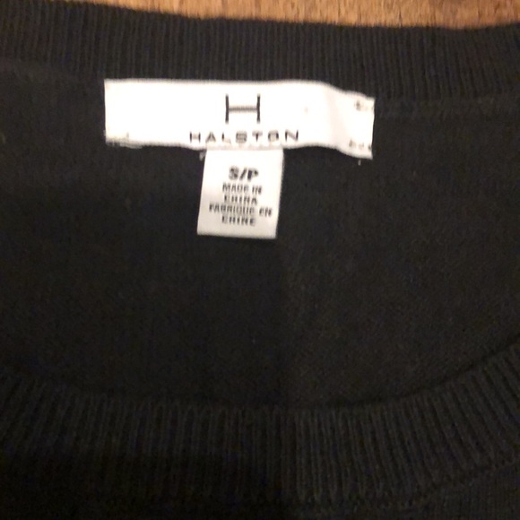 Halston black knit tank top - Picture 2 of 5